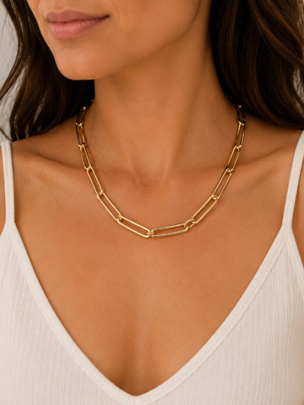 LOFT Link Statement Necklace